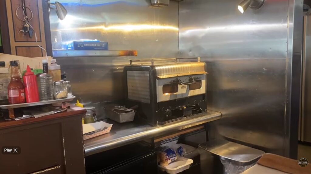 Iowa Buffet vintage burger oven
