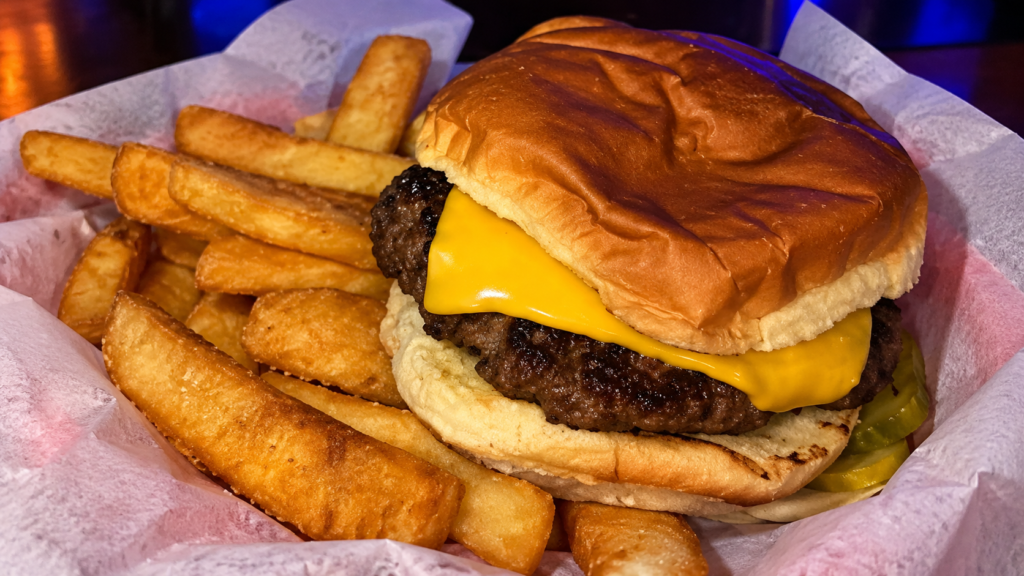 Larry Burger + a Stag at Larry’s Tavern