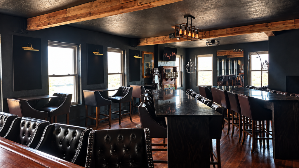 The Velvet Lounge private room upstairs at The Off Track Saloon